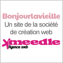 Logo de l'agence web Meedle, créatrice du site bonjourlavieille.com