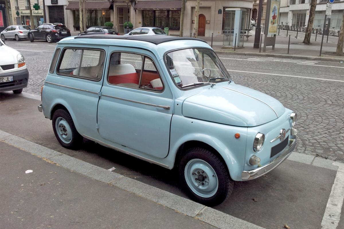 Fiat 500 Giardiniera, une voiture de collection proposée