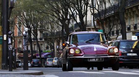 Citroën DS Lors de la traversée de Paris