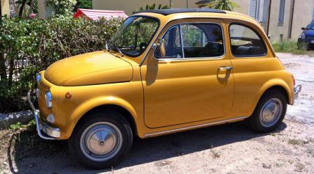 Fiat 500 jaune