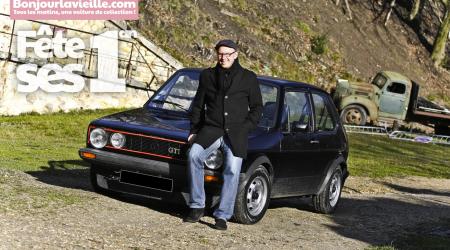 Jérôme THIERRY et sa Golf GTI noire au fort de Cormeilles-en-Parisis