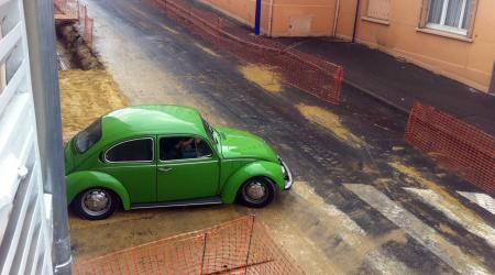 Voiture de collection « Volkswagen coccinelle Verte »