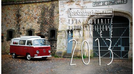 Voiture de collection « Bonne année 2013 avec ce Combi ! »