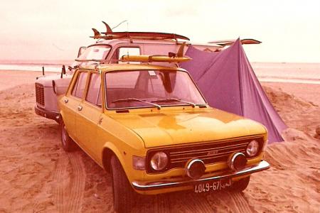 Voiture de collection « Fiat 128 vers 1974 »