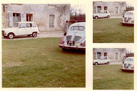 Voiture de collection « Renault 4 et Renault 4 CV »